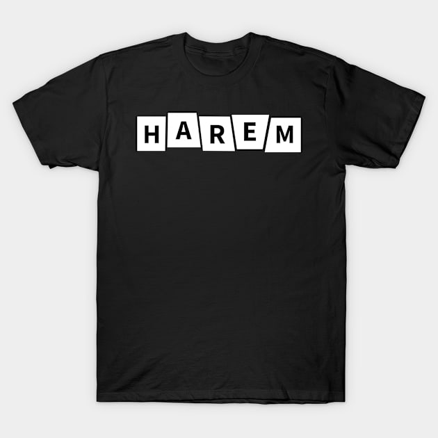 HAREM word T-Shirt by lonelyweeb